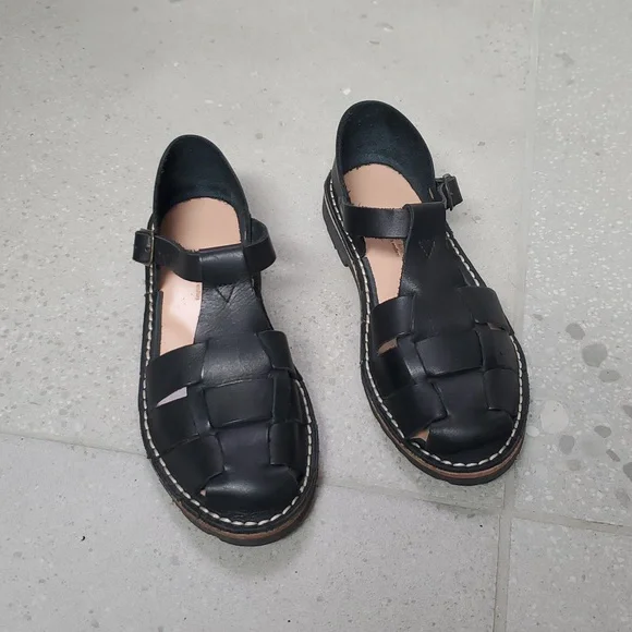 Artisan Fisherman Leather Sandals - Picture 4 of 9